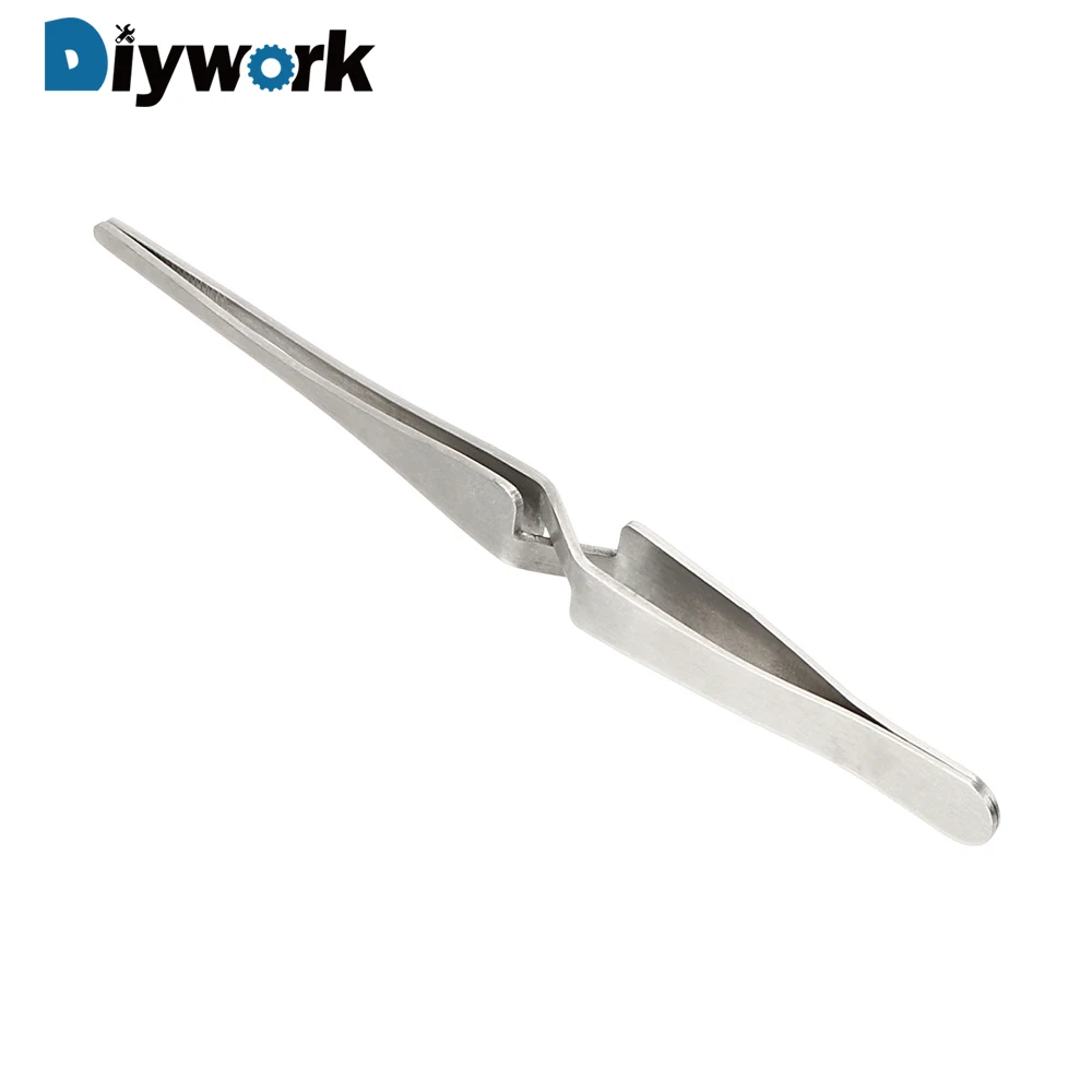 DIYWORK нескользящий пинцет Пинцет обратного действия из нержавеющей стали