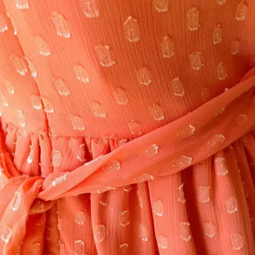 New Girls Kid's Princess Orange Lave Vest V Neck Zip One Piece Dress | Детская одежда и обувь