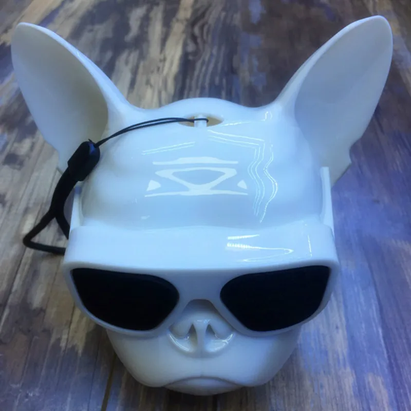 Модный беспроводной динамик Aerobull Dog Head Bluetooth 4,1 с ремешком бульдог, Bluetooth, HIFI сабвуфер, поддержка u-диска, TF карта
