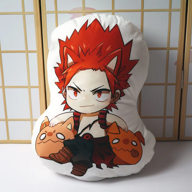 Подушка игрушка с героями мультфильма Мой герой Izuku Bakugou Todoroki Tsuyu Kirishima Eijiro мягкая
