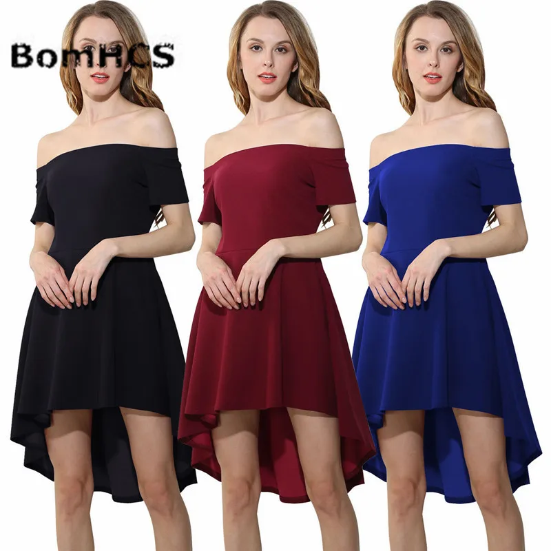 

Платье BomHCS женское, модное, летнее, сексуальное, с вырезом лодочкой