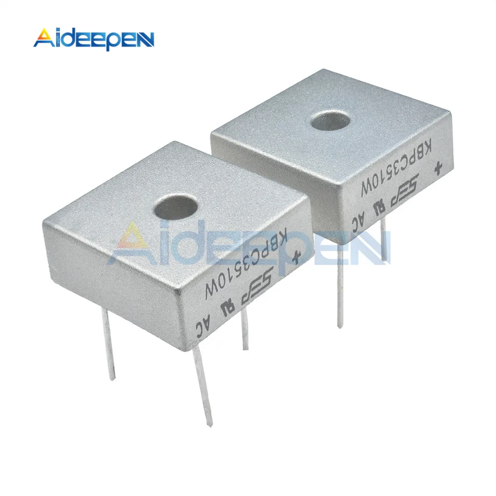 Диодный мостовой выпрямитель KBPC3510W 4Pin KBPC3510 5 шт. 35 А 1000 в|Детали и аксессуары для