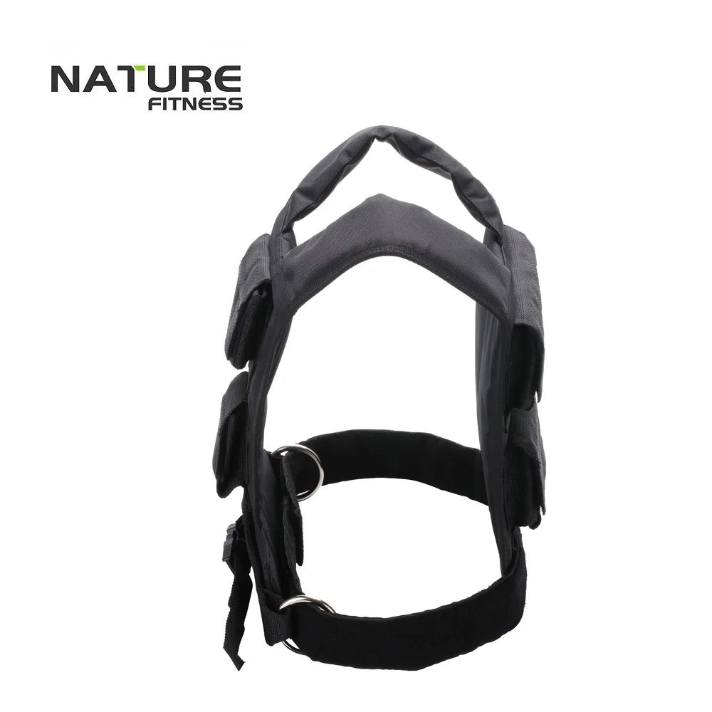 Регулируемый жилет черного цвета максимальная нагрузка 10 кг тренировочный для