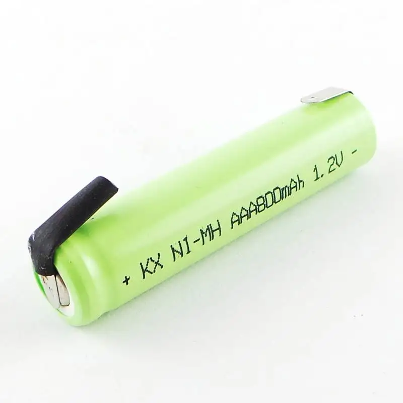 Коричневая аккумуляторная батарея для электробритва 1,2 V 7 AAA FLYCO 800MAH NiMH с литий-ионным аккумулятором для сварки