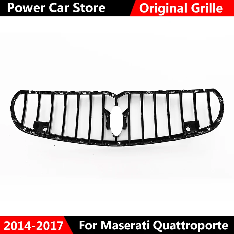 Подходит для Maserati Quattroporte Chrome Black Front OEM оригинальный бампер Гриль 2014 2017
