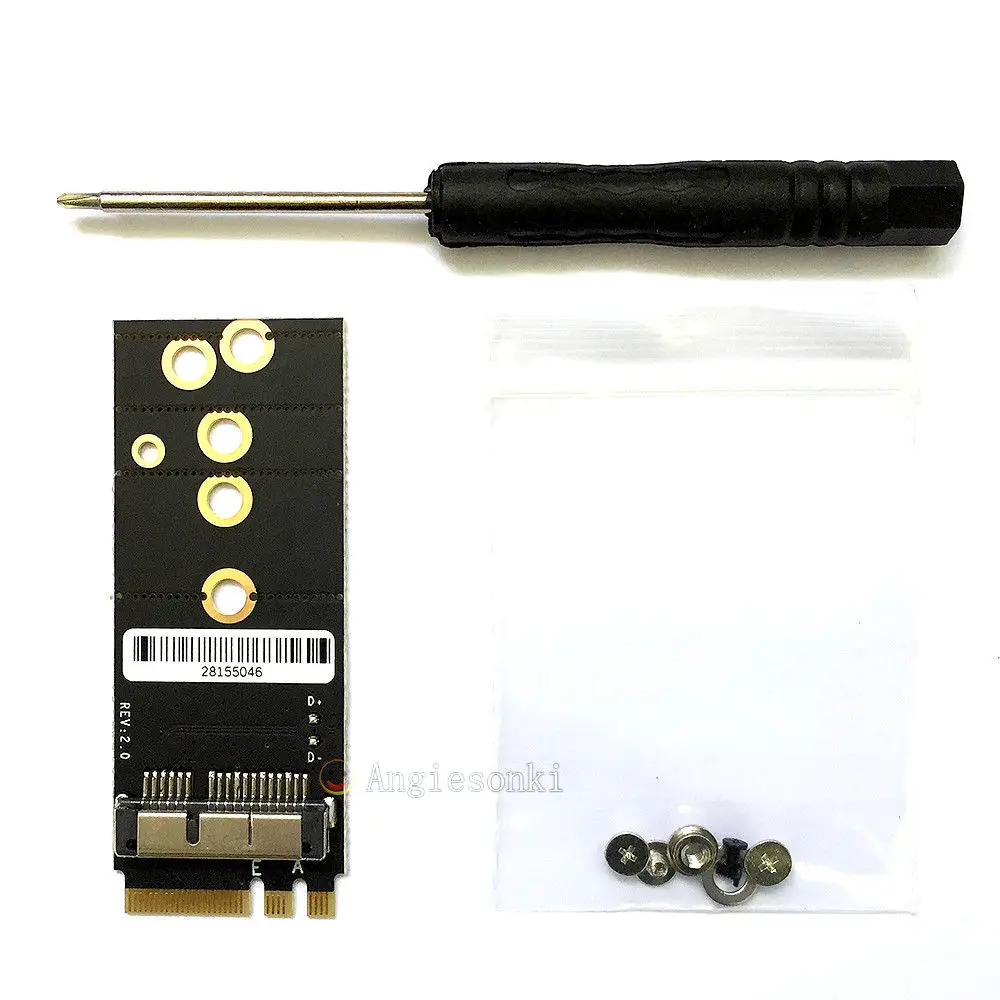 BCM94360CS2/BCM943224PCIEBT2/BCM94360CD/BCM94360CSAX/BCM94331CSAX/BCM94331CD карта для NGFF (M.2) ключ A/E адаптер Mac OS|mac