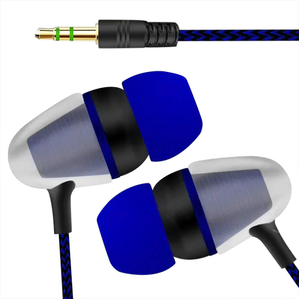 Спортивные наушники для смартфонов без микрофона стереонаушники-вкладыши 3 5 мм