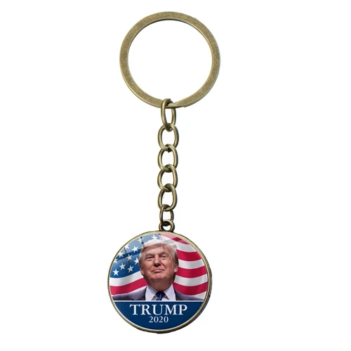 Style 22 SONGDA Trump флаг креативные брелоки с принтом держать Америку большой Дональд для President США заявление автомобиль брелок сумка брелок - Цвет: Style 22