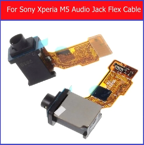 Гибкий кабель с аудиоразъемом для Sony xperia M5 Daul E5603 E5606 E5653 разъем наушников и порт