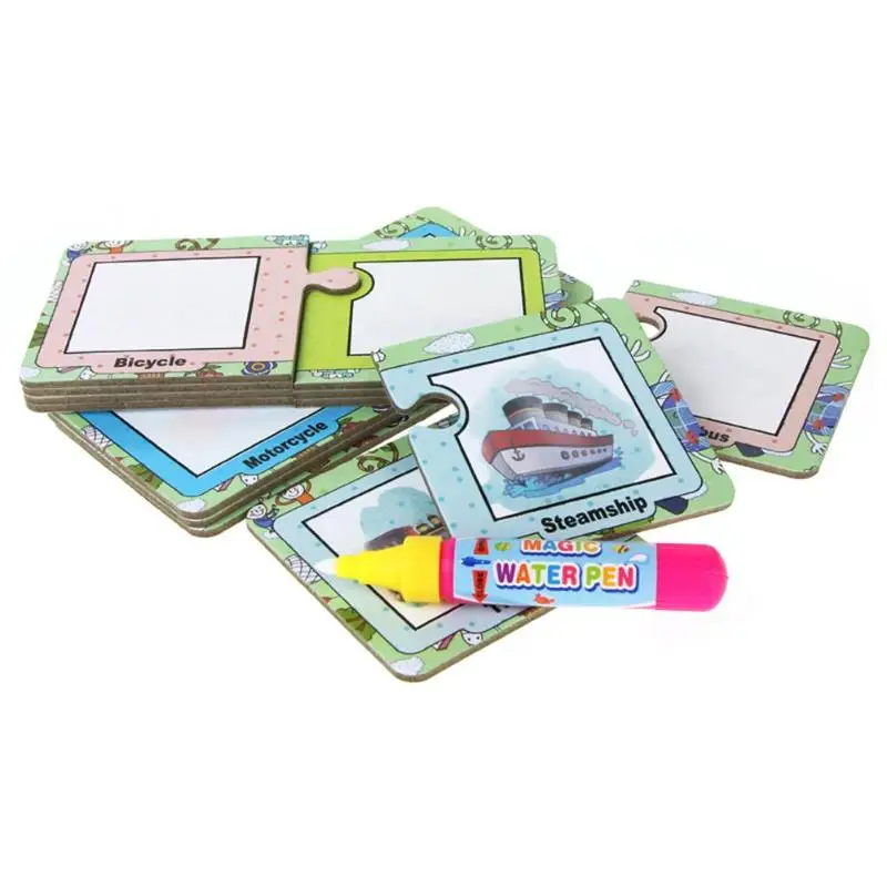 Alphabet Letter Early Education Water Painting Card Graffiti Drawing Board with Magic Pen Child Cognitive Toys | Игрушки и хобби