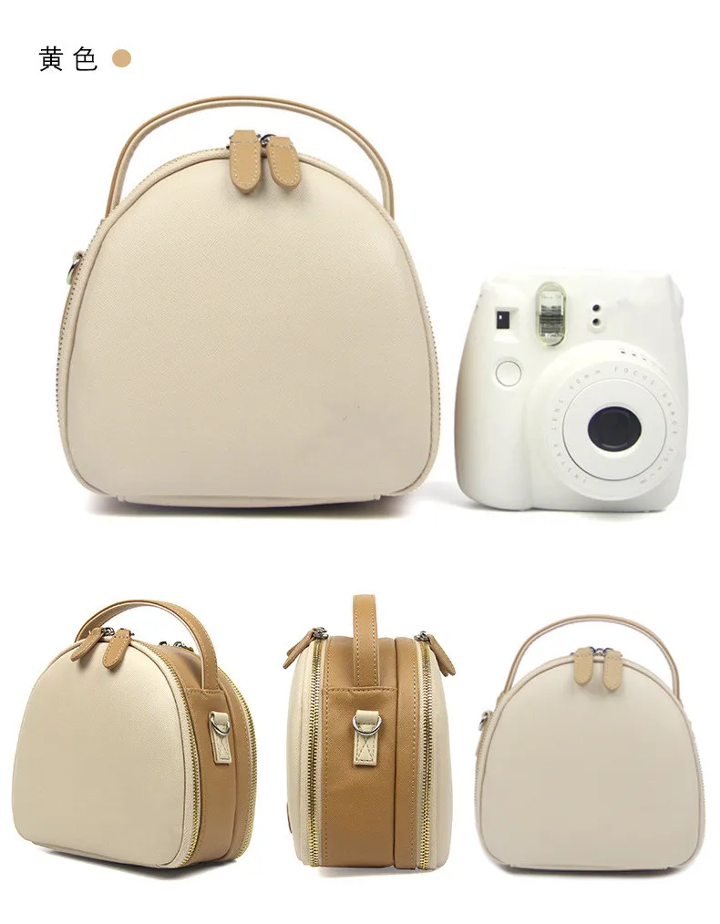 Маленькая сумка на ремне для Fujifilm Instax Mini 9 8 70 7s 25 50s 90 камера на молнии чехол женская модная женская сумка в виде ракушки сумки