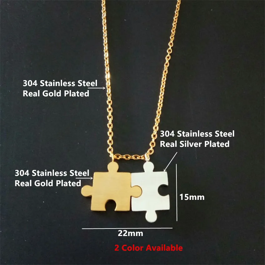 Цепочка из нержавеющей стали для мужчин и женщин комплект двух предметов