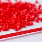 2018 Новинка 110 японские бусины Миюки делька 1,6 мм 10 глот непрозрачные красные круглые бриллиантовые ювелирные изделия DB727