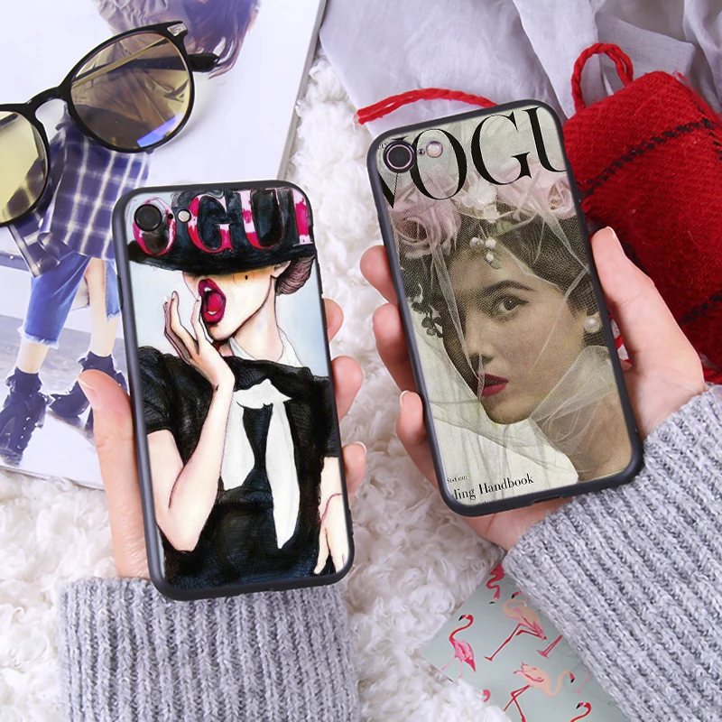 Больше Lssues чем Vogue чехол для телефона iphone7 8 Plus роскошный мягкий силиконовый iPhone8 6