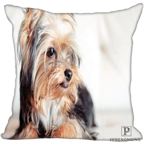 Square Pillowcases Заказная декоративная наволочка Йоркширский терьер квадратная Наволочка на молнии лучший подарок 35X35,40x40,45x45 см(одна сторона) 180516-18 - Цвет: Square Pillowcases