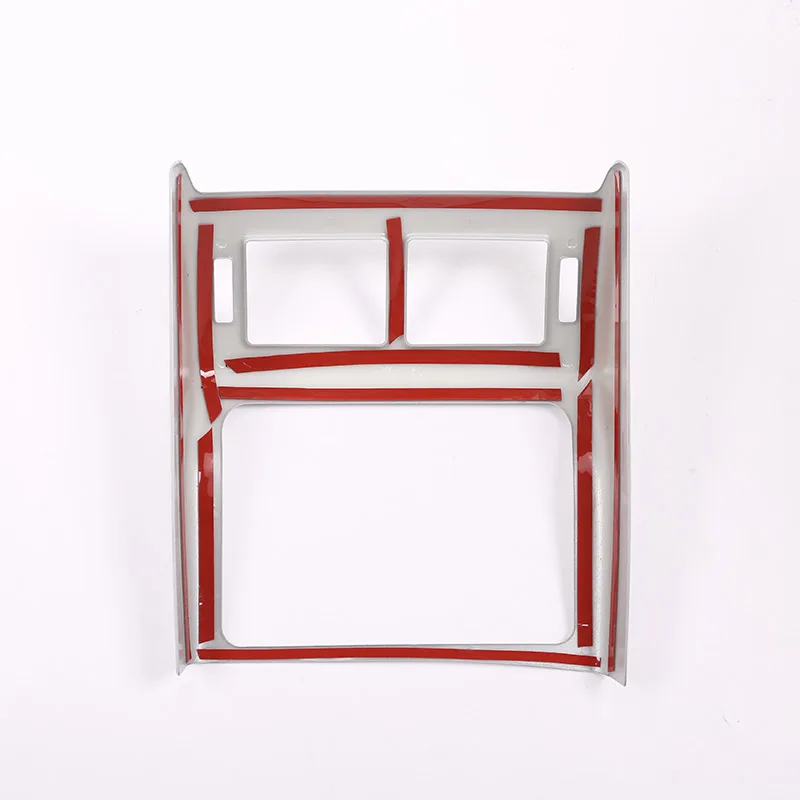 

For Jaguar XE X760 XF Car ABS Chrome Armrest Rear Air Conditioning Vent Frame Cover Trim Accessories