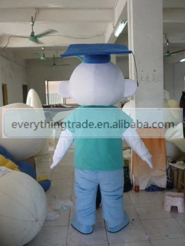 New arrival 2014 Adult cartoon character cute blue hat doll Mascot Costume Halloween party costumes | Тематическая одежда и