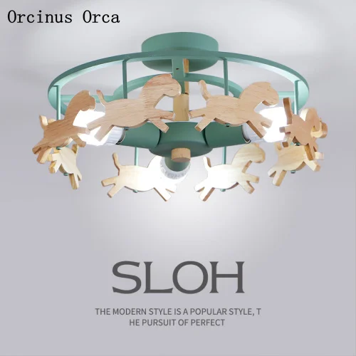 Современный потолочный светильник в скандинавском стиле вращающаяся люстра с