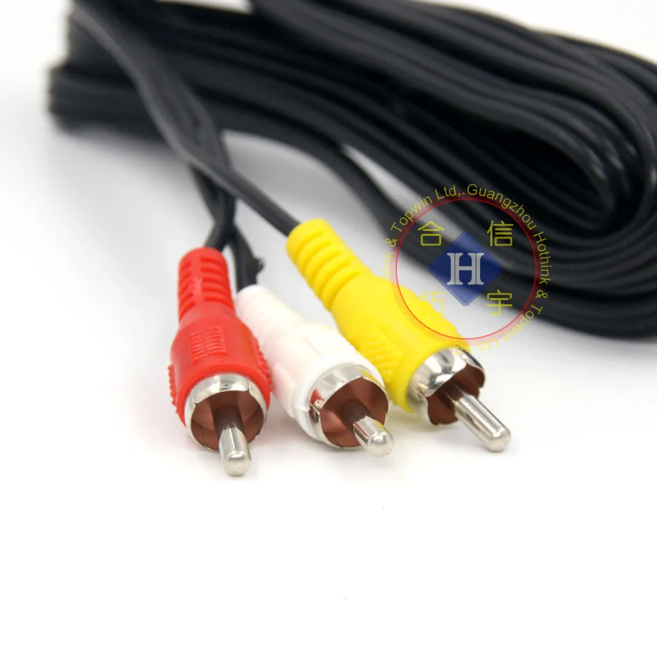 Аудио Видео кабель HOTHINK AV для консолей Sony Playstation 2 3 PS2 / PS3 1 8 м/5 футов|cable for|cable for