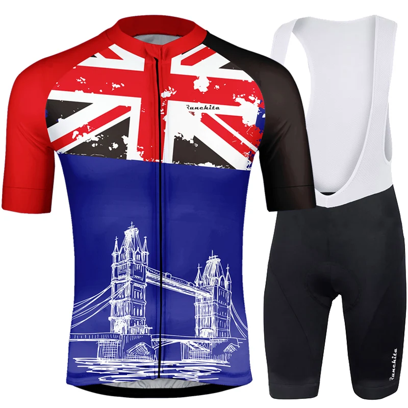 Fietskleding wielrennen zomer heren набор RUNCHITA Pro велосипедная футболка комплект с коротким рукавом equipacion ciclismo verano hombre