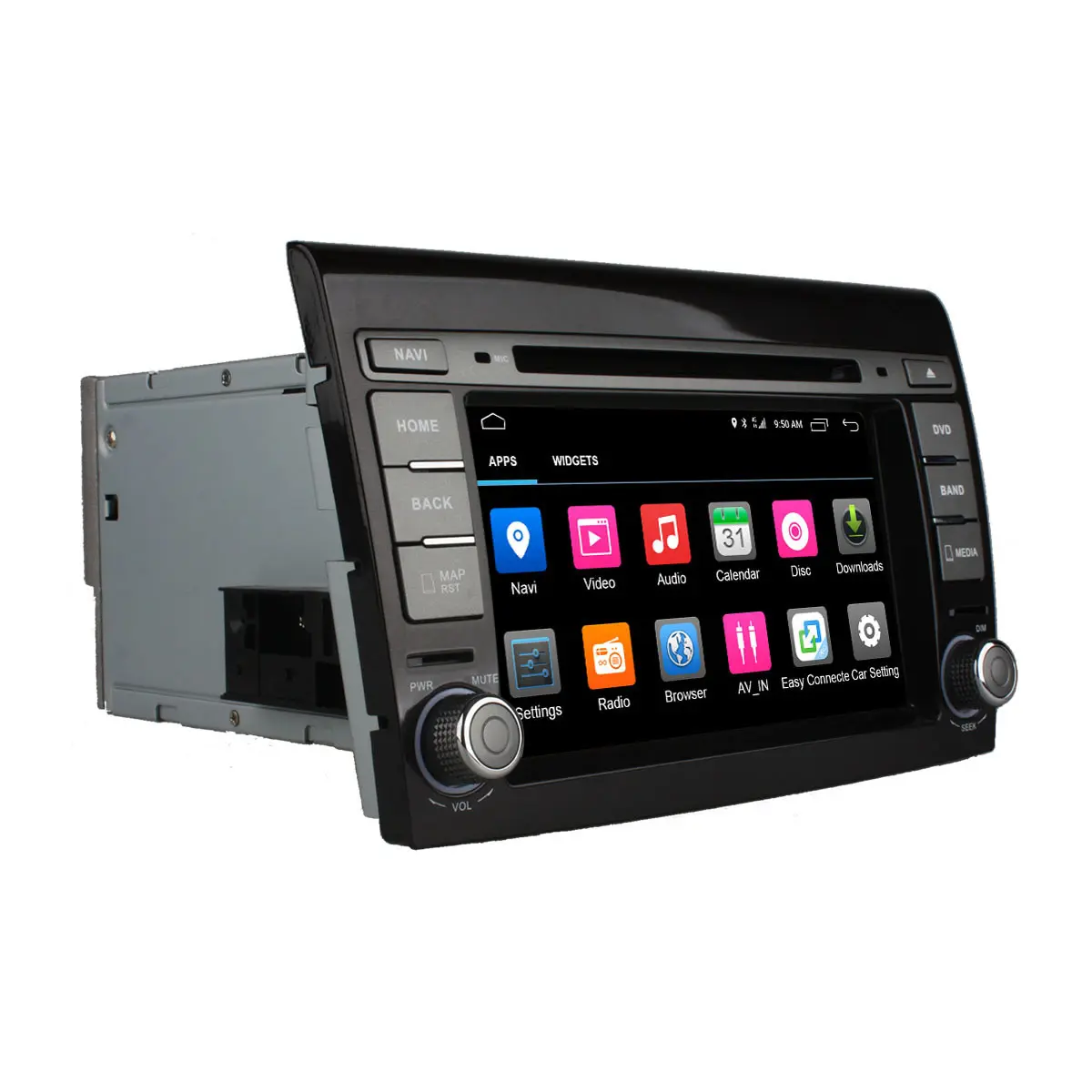4G SIM LTE 1024*600 Octa 8 ядерный автомобильный dvd-плеер Android 6,0 gps Navi для Fiat Bravo 2007- BT Радио 4G WiFi 2 Гб ram 32 Гб rom