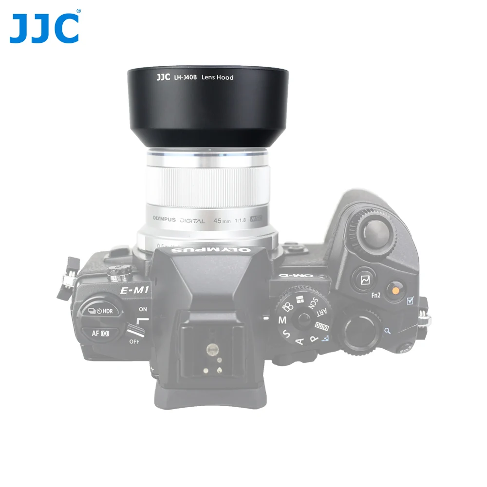 Камера JJC объектив Резьбовая бленда 37 мм для объектива Olympus M. ZUIKO DIGITAL 45 мм 1:1. 8
