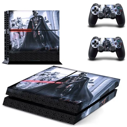Пленка Звездные войны PS4 Кожа Наклейка виниловая для консоли Playstation 4 и 2 контроллеров PS4 Кожа Наклейка - Цвет: DPTM0293
