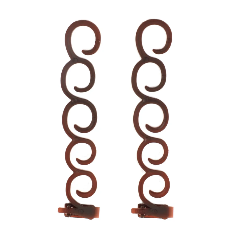 1 шт. Плетеный инструмент для волос в форме круга черный коричневый плетеный