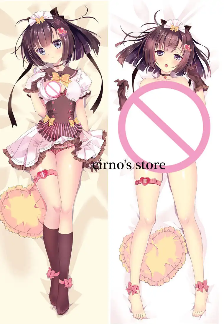 Магазин cirno популярная наволочка для подушки galgame neko para с сексуальными ушками