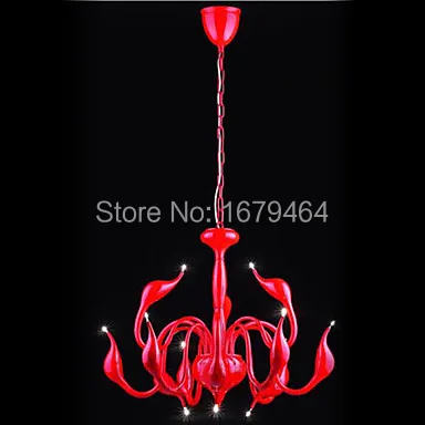 Светодиодная красная белая хромированная черная золотая синяя лебедь