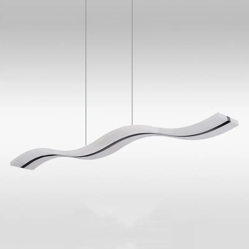 Креативный современный волнистый светодиодный подвесной светильник S 38 Вт