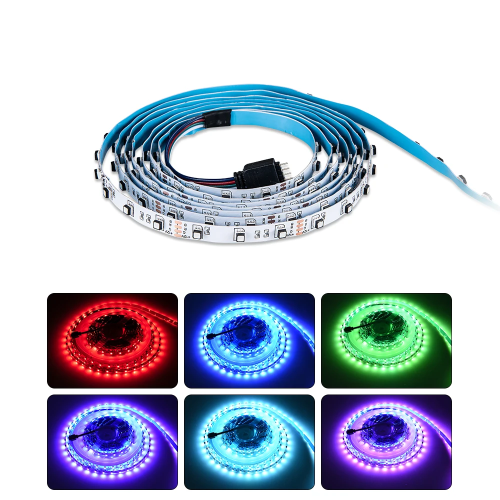 0 5 м 1 2 3 4 Bluetooth RGB светодиодная лента SMD 3535 DC 12 В 60 120 светодиодов/м Светодиодная с