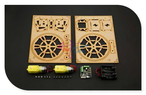 DFRobot FlameWheel Robot / Remote Control two-wheeled 6~10V Romeo BLE Mini controller Support Bluetooth + iOS App control |