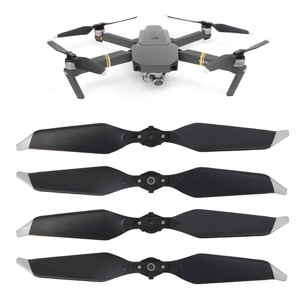 2 пары низкошумных пропеллеров, быстросъемные лопасти 8331F, складные реквизиты для дрона DJI Mavic Pro Платиновые аксессуары