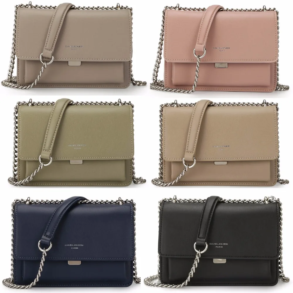 DAVIDJONES женские сумки через плечо искусственная кожа на мини леди Сеть crossbody сумка