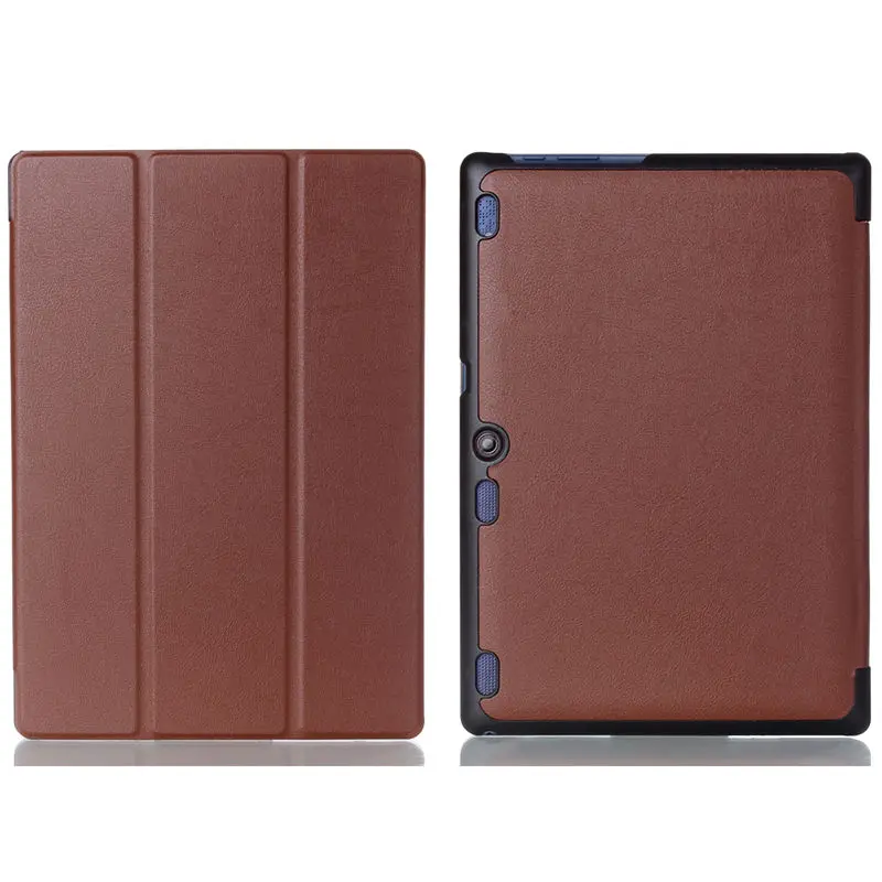x30-brown Складной флип для lenovo A10-30F TB2 X30L X30F Tablet 10,1 чехол-подставка кожаный чехол для lenovo Tab 2 A10-30 смарт-чехол - Цвет: x30-brown