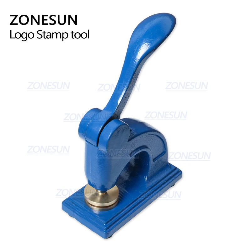 ZONESUN HF1 дизайн настроить логотип тиснением штамп нержавеющая сталь печать для офиса Бизнес и невзгод документов