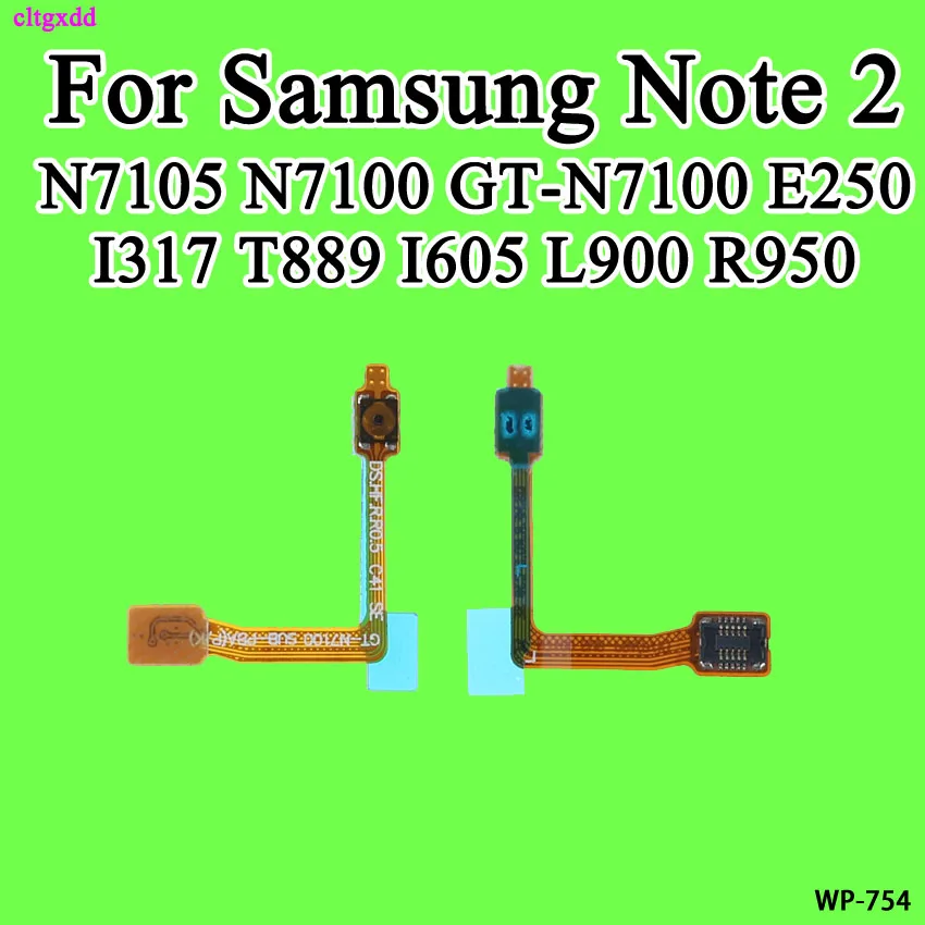 Гибкий кабель для Samsung Galaxy Note 2 кнопка включения/выключения питания N7105 N7100 GT I317 T889