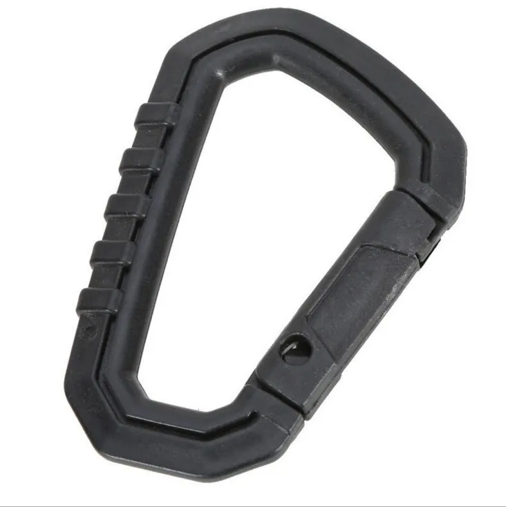 Пластиковый D-образный боковой карабин 8 см | Спорт и развлечения