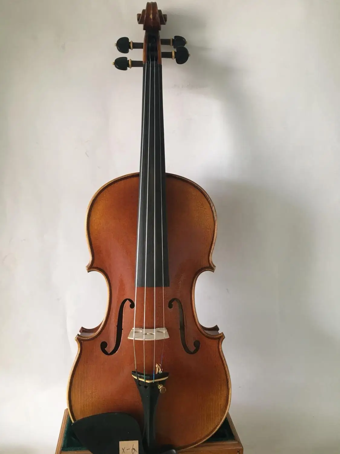 4/4 Размер скрипка модель stradi 1715 цельный задник клен № 6