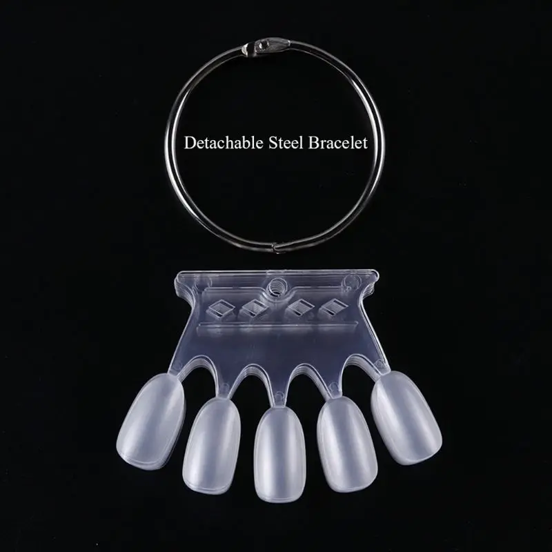 10 шт. накладные ногти в форме короны цветные пластиковые карты демонстрационная