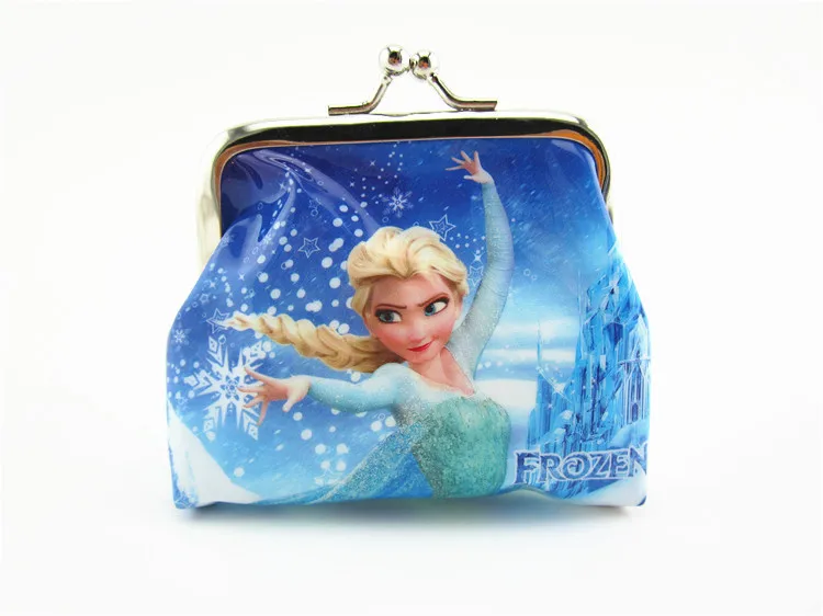 1pcDisney Мультфильм Дети Замороженные портмоне Эльза оболочки сумка девочка подарок на день рождения пакет кукла аксессуары косметическая игрушка сумка для хранения