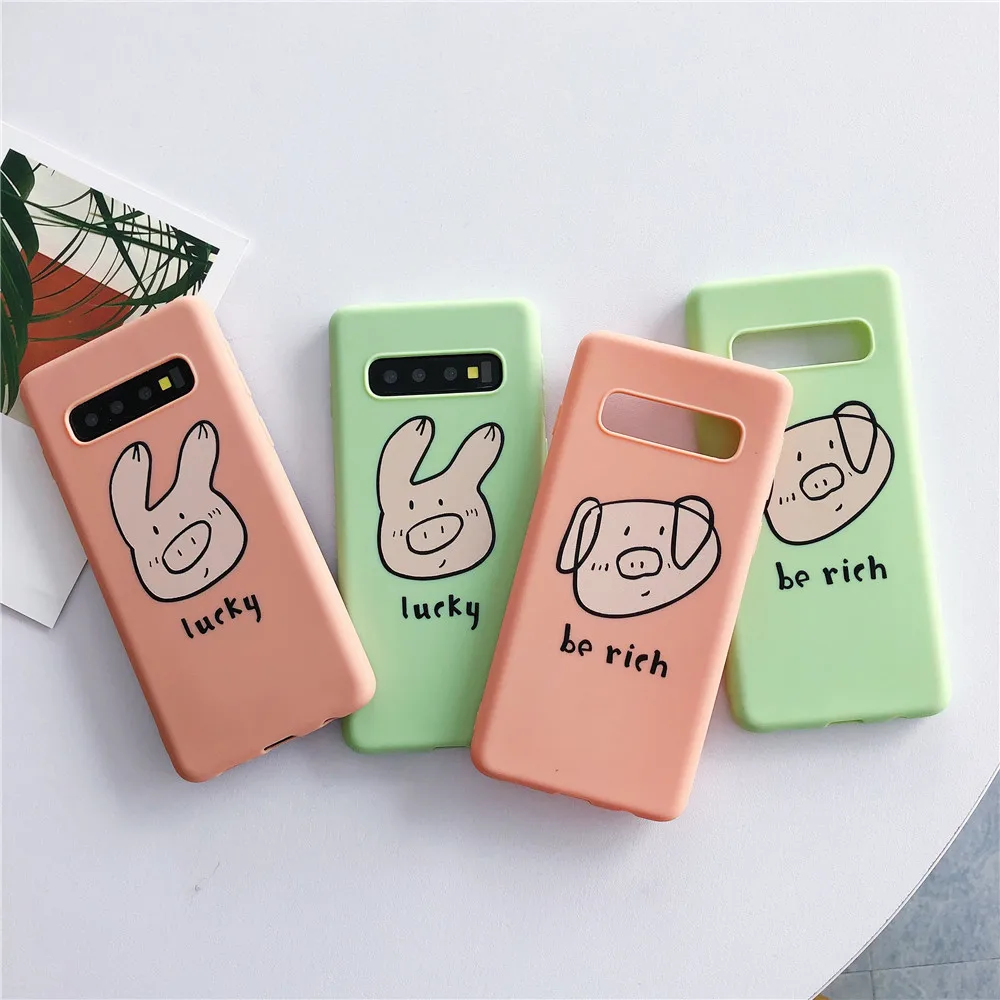 Милые коробка для сладостей samsung Galaxy S10 S10e S9 S8 примечание 9 8 чехол Мягкий