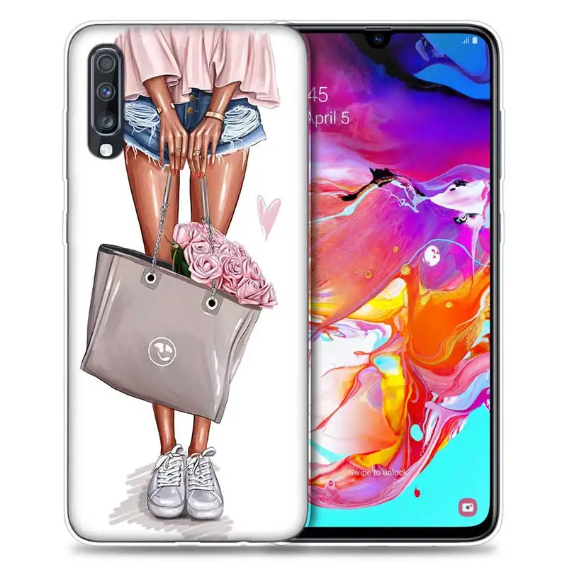 Для мам и детей, девочек queen чехол для samsung A50 A70 A20e A80 A60 A30 A20 A10 A8 A7 A6 плюс A9 мягкий Корпус чехол для телефона в виде ракушки