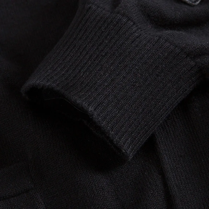 Новинка, брендовый свитер большого размера 3XL 4XL 5XL 6XL 7XL, осенний мужской кардиган, свитер для мужчин, свободный свитер с v-образным вырезом, 5XL 6XL 7XL, черный/серый вязаный