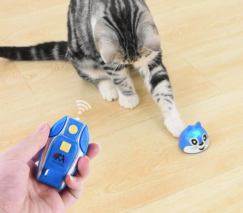 Забавная игрушка для кошек с дистанционным управлением, игрушка для кошек, со встроенным перезаряжаемым аккумулятором