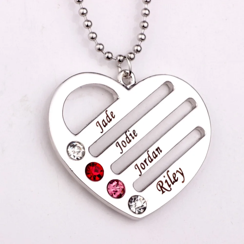 Личность стильный элегантный кулон &quotСердечко&quot с камнями Новое поступление