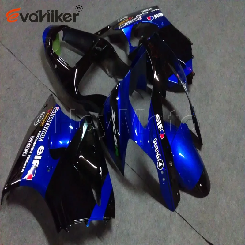 ABS моторные Обтекатели для ZZR600 2005 2006 2007 2008 красный черный ZX6R 2000 2001 2002 комплект