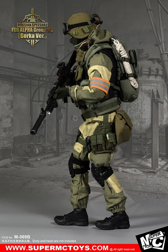 SuperMCTOYS M-069 1/6 русский спецназ FSB Alfa Group 3,0 Набор для 12 дюймовых фигурок DIY