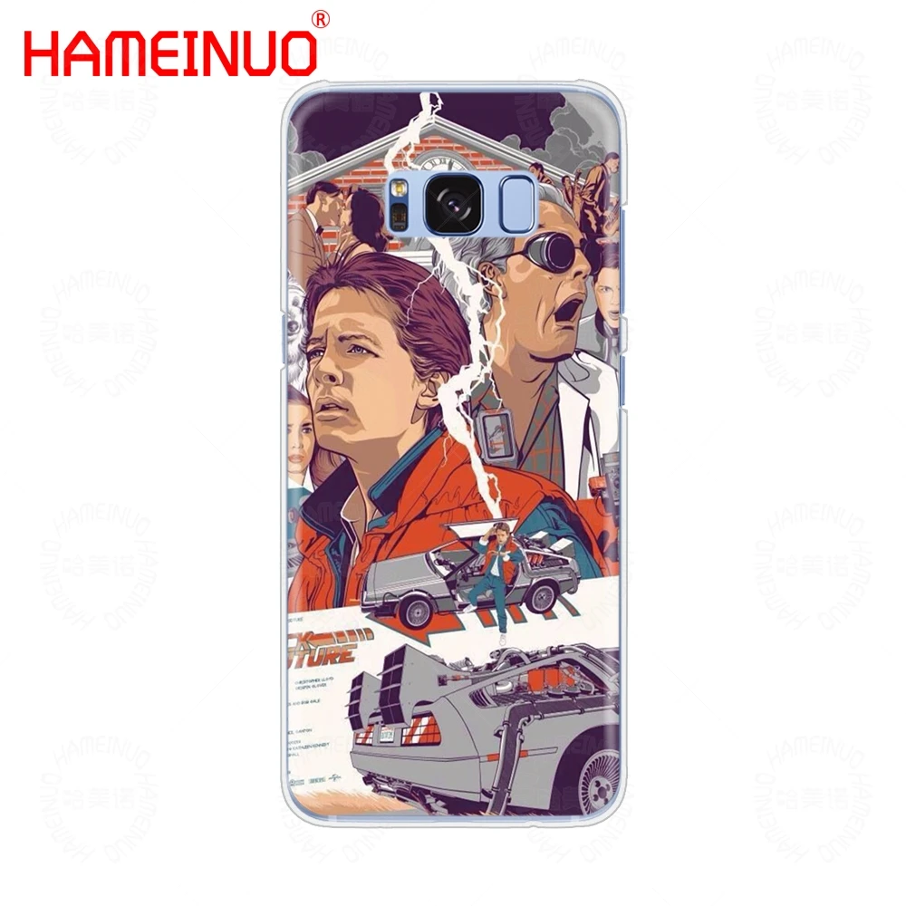 73676 Назад в будущее делореан машина времени чехол для сотового телефона samsung Galaxy S9 S7 edge PLUS S8 S6 S5 S4 S3 MINI - Цвет: 73676